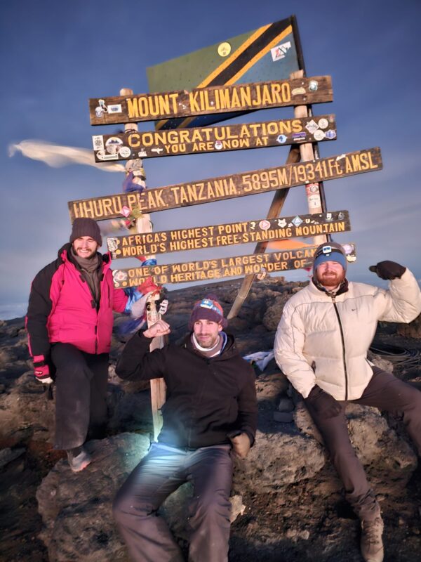 Sander on Kilimanjaro during a safari with Caracal Tours & Safaris in Tanzania