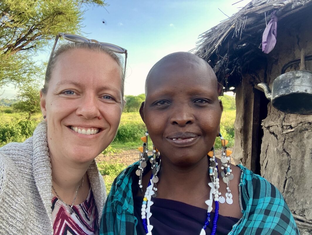 Marion visited the Maasai during famtrip for Caracal Tours & Safaris in Tanzania