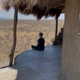 Meditation in West Kilimanjaro with Caracal Tours and Safaris, Tanzania